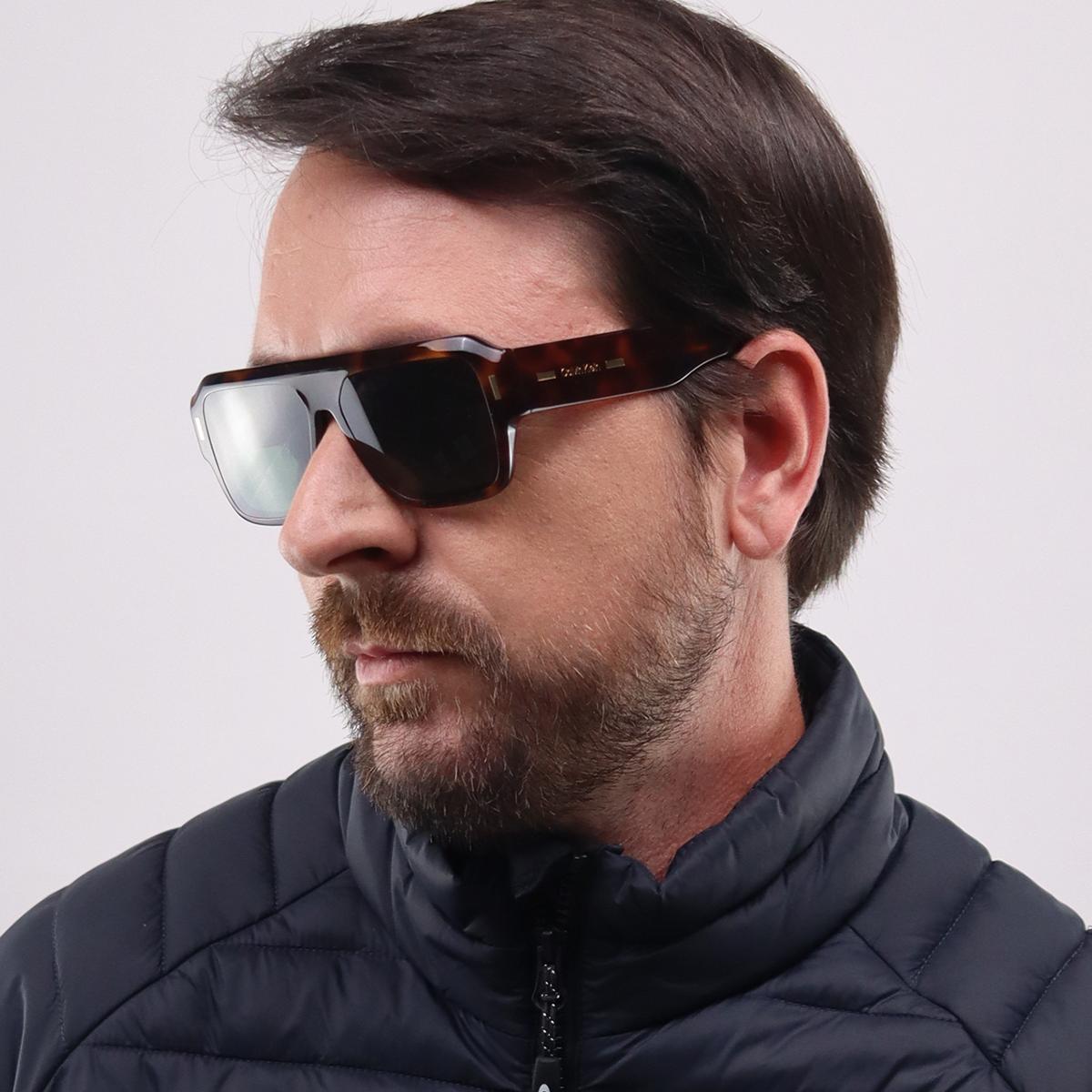 Óculos de Sol Calvin Klein 24501S Havana Dark Gray