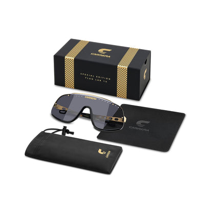 Óculos Mascara Carrera Flaglab 16 Black Gold