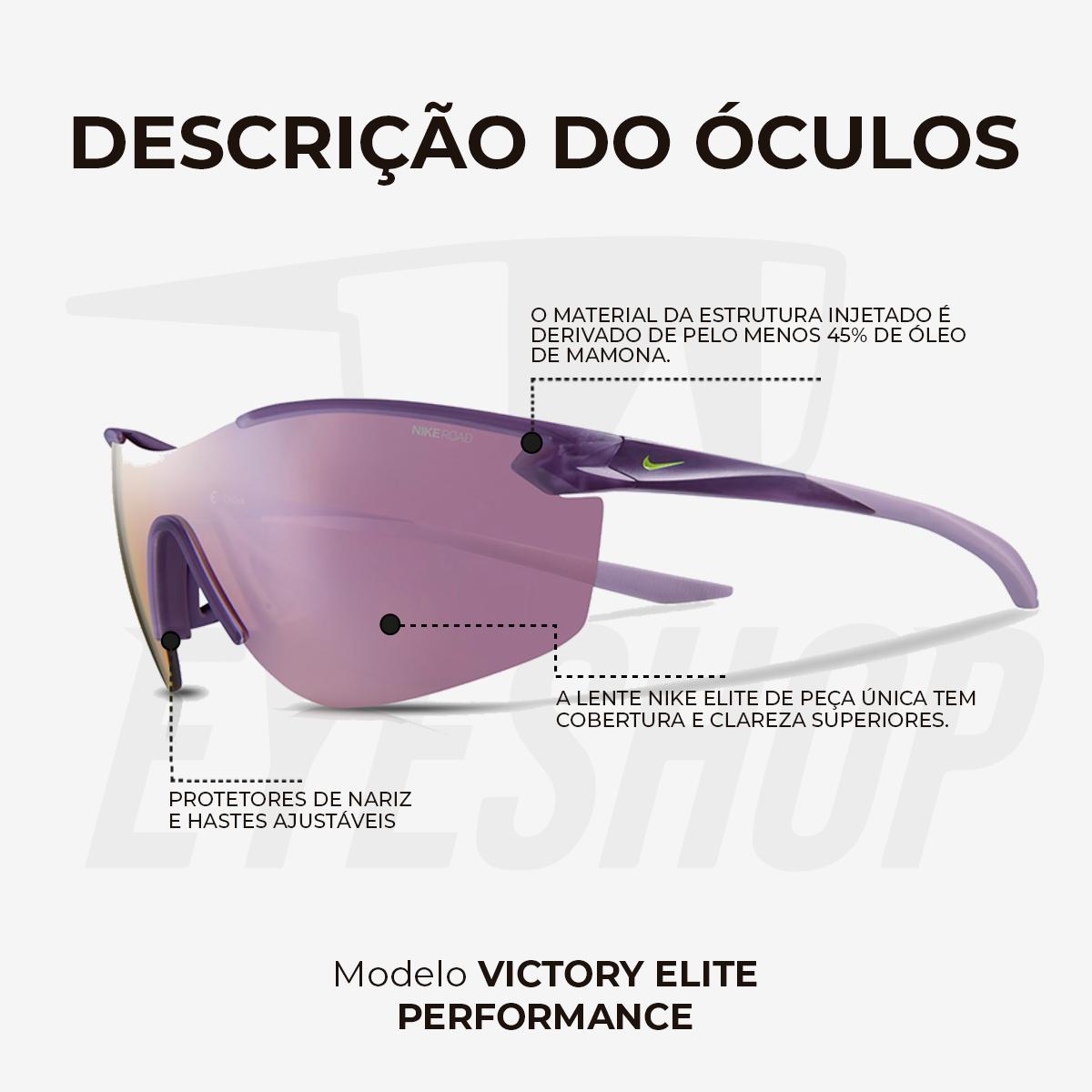 Óculos de Sol Nike Victory Elite E DV2135 Matte Purple Violet Mirror