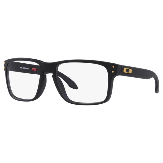 Óculos Para Grau Oakley Holbrook Rx Satin Black Gold Pin