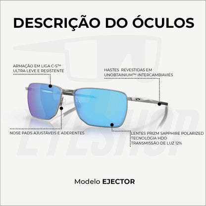 Óculos De Sol Oakley Metal Ejector Polarizado