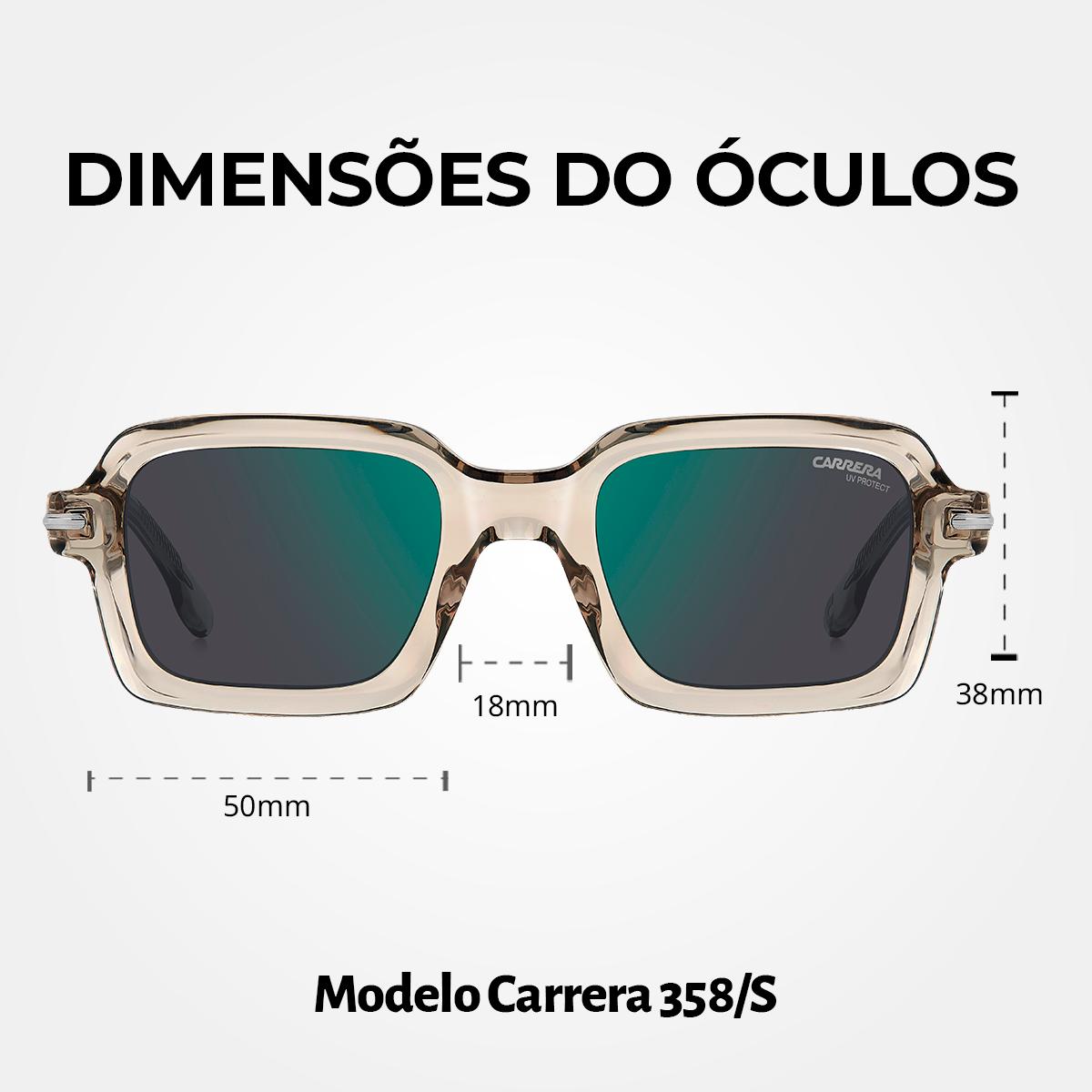 Óculos de Sol Carrera 358S Beige Ruthenium