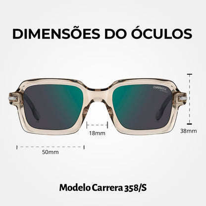 Óculos de Sol Carrera 358S Beige Ruthenium
