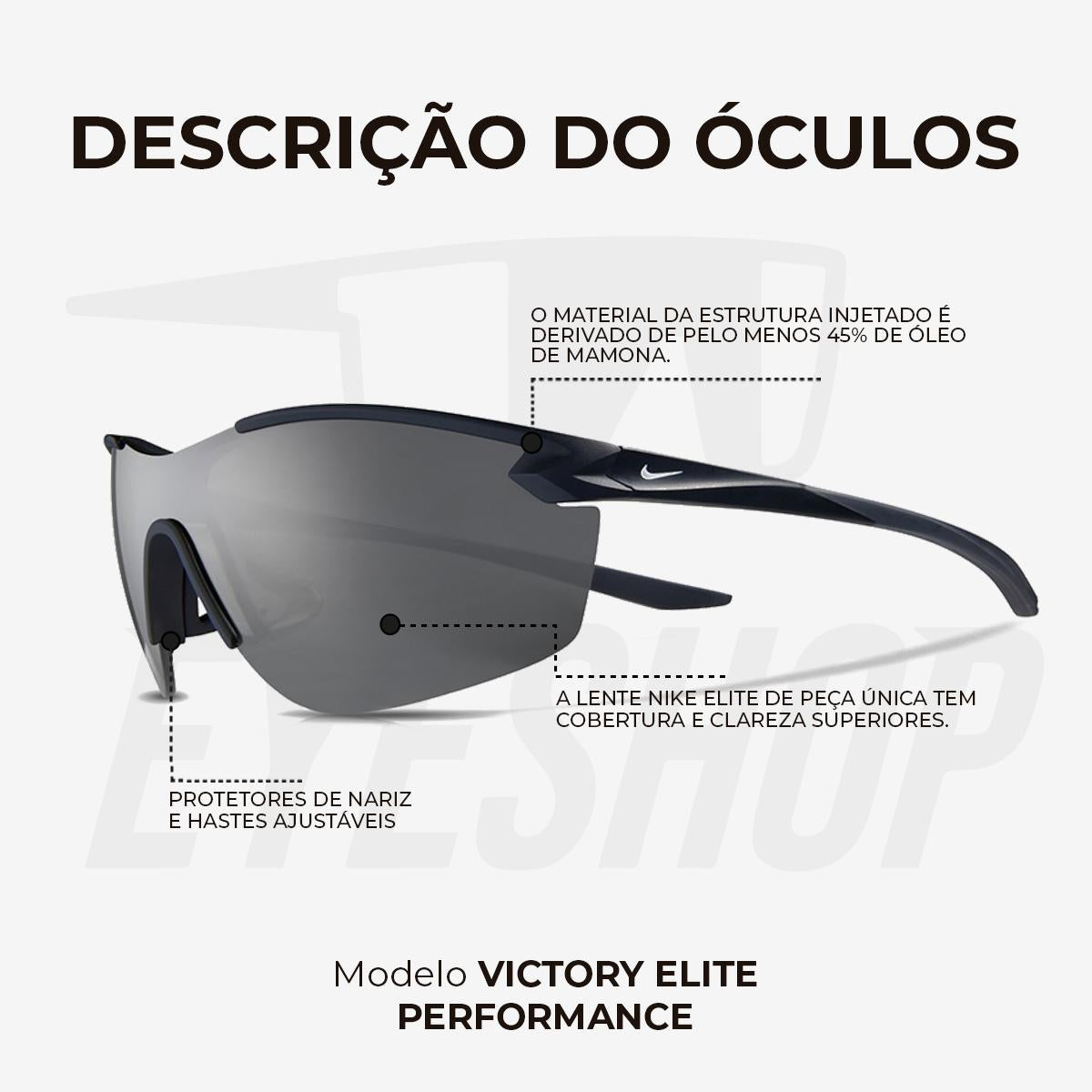 Óculos de Sol Nike Victory Elite DV2131 Black