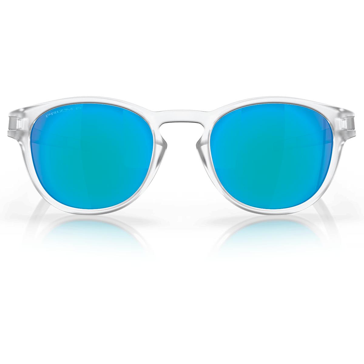 Óculos De Sol Oakley Latch Matte Clear Prizm Sapphire