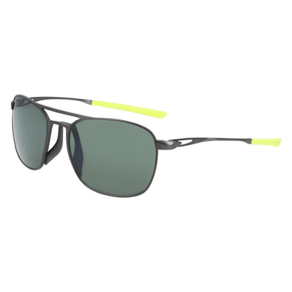 Óculos Sol Nike Ace Driver EV24010 Satin Gunmetal Green Polarized