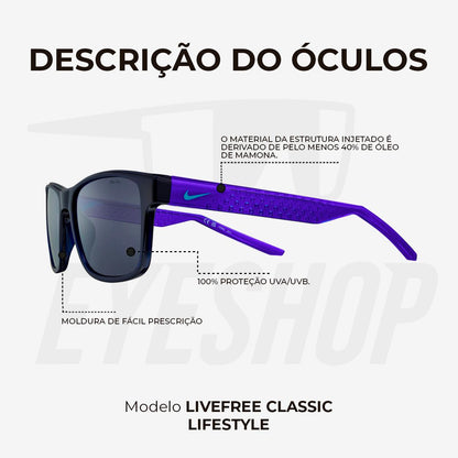 Óculos de Sol Nike Livefree Classic EV24011 Midnight Navy