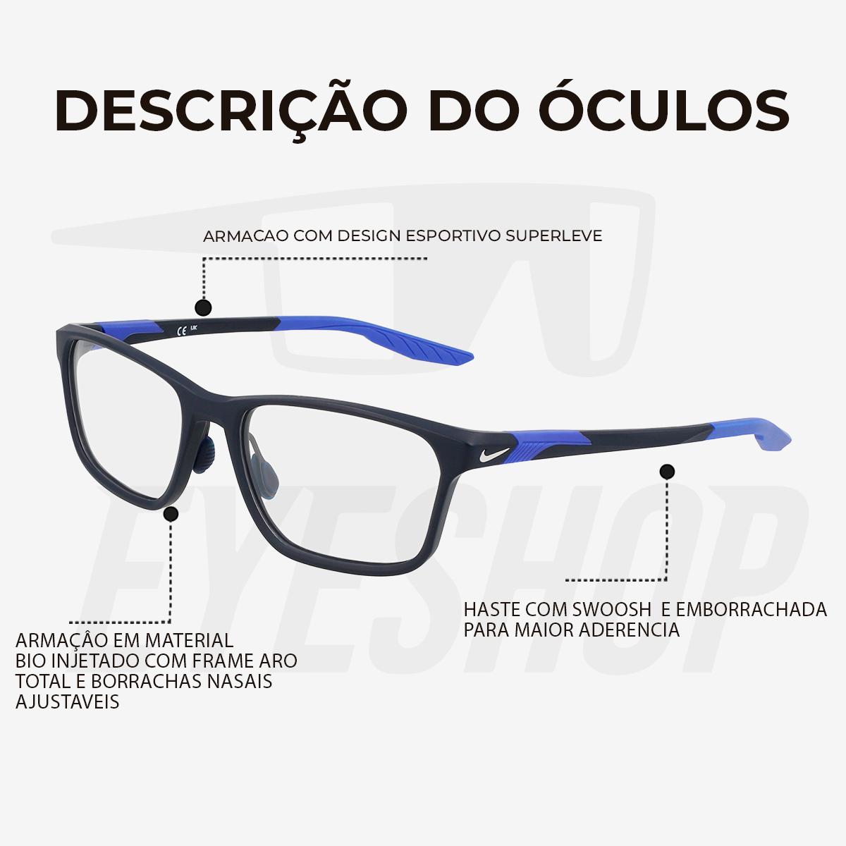 Óculos de Grau Nike 7405 Black