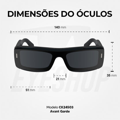 Óculos de Sol Calvin Klein 24503S Purple Solid Brown