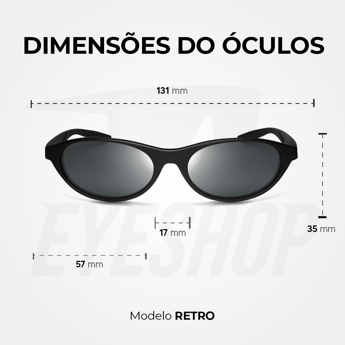 Óculos de Sol Nike Retro DV6952 Black