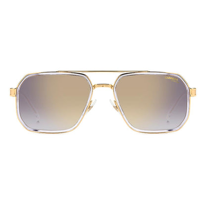 Óculos de Sol Carrera 1069S Clear Gold Grey Gold Mirror