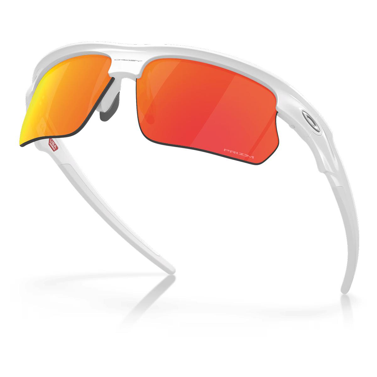 Óculos de Sol Oakley BiSphaera Polished White Prizm Ruby