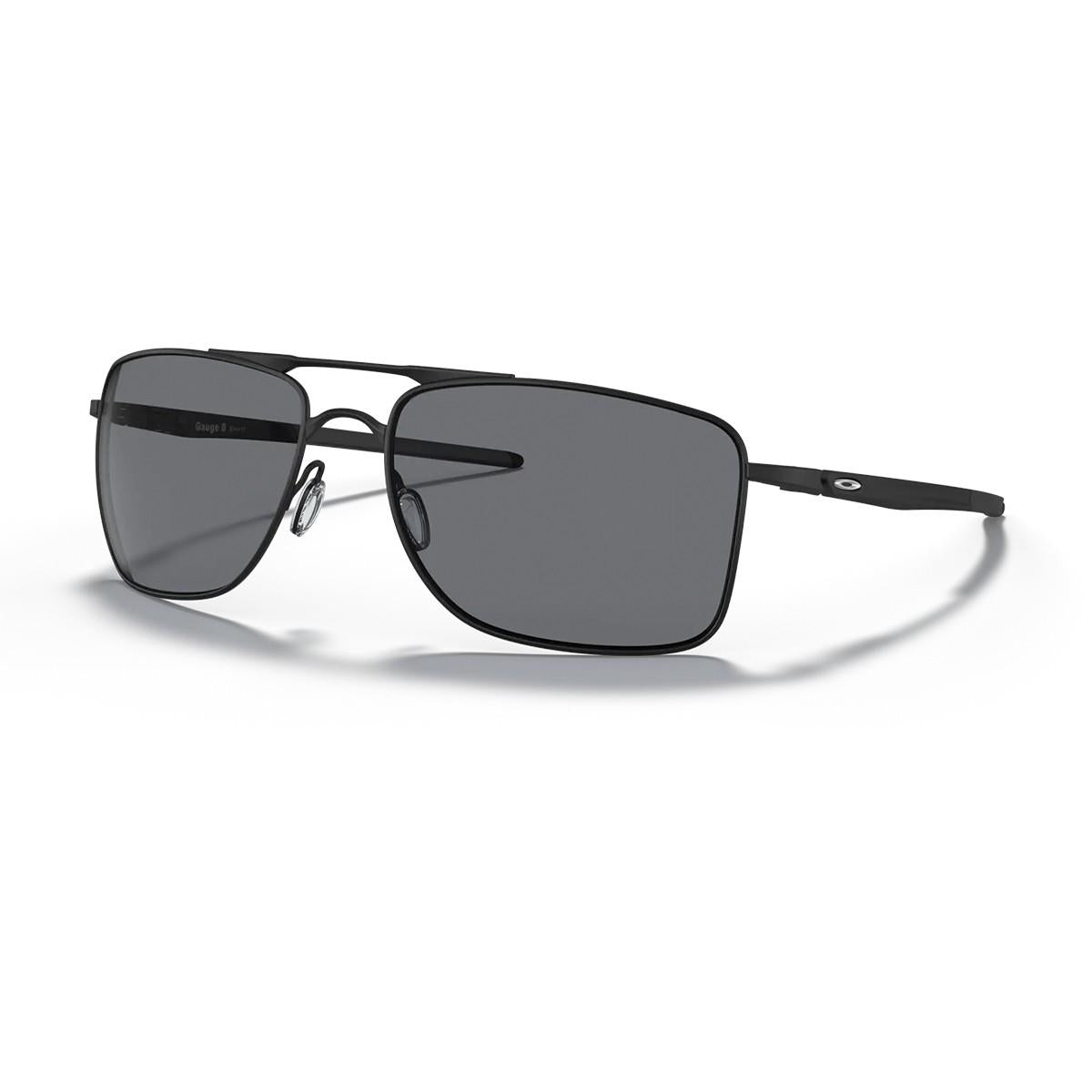 Óculos De Sol Oakley Gauge 8 Preto Lente Grey