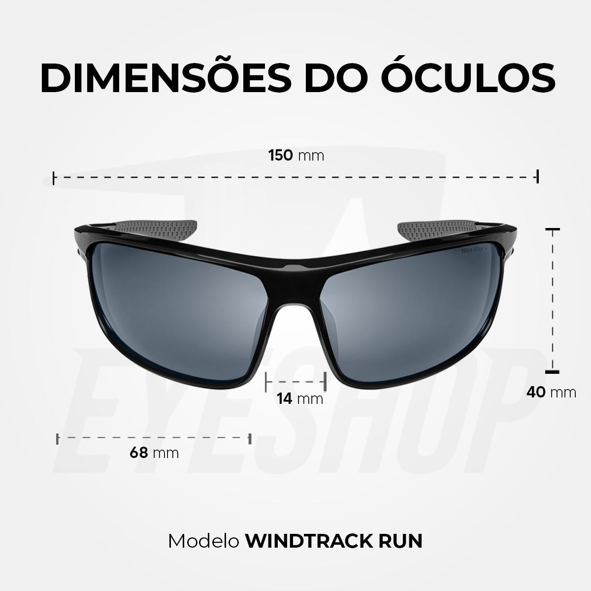 Óculos de Sol Nike Windtrack Run EV24003 Black