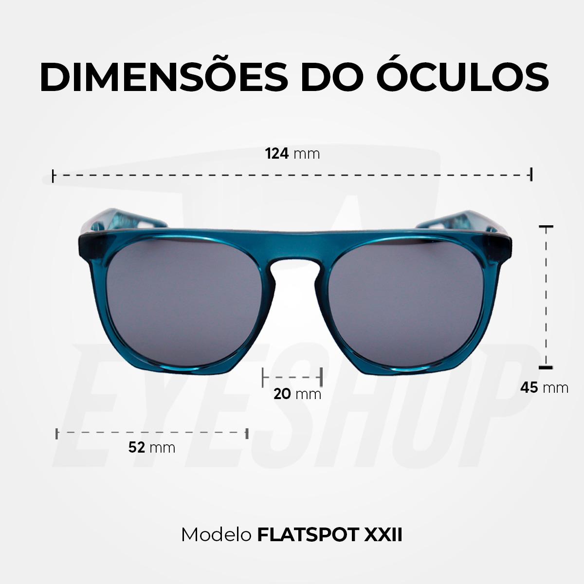Óculos de Sol Nike Flatspot XXII DV2258 Worn Blue Silver