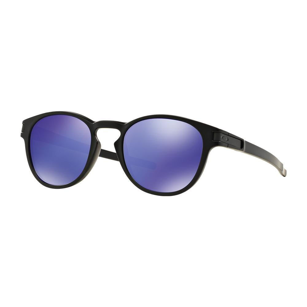 Óculos De Sol Oakley Latch Black Violet Iridium