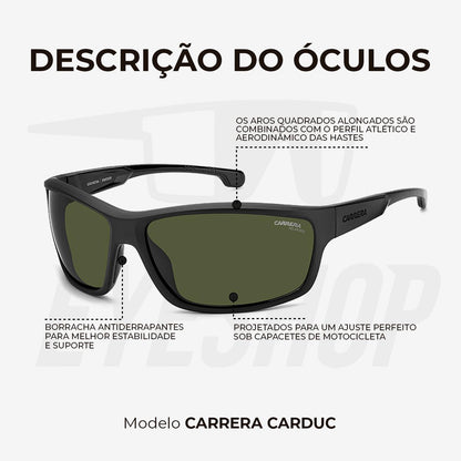 Óculos de Sol Carrera Ducati 002S Matte Black Green