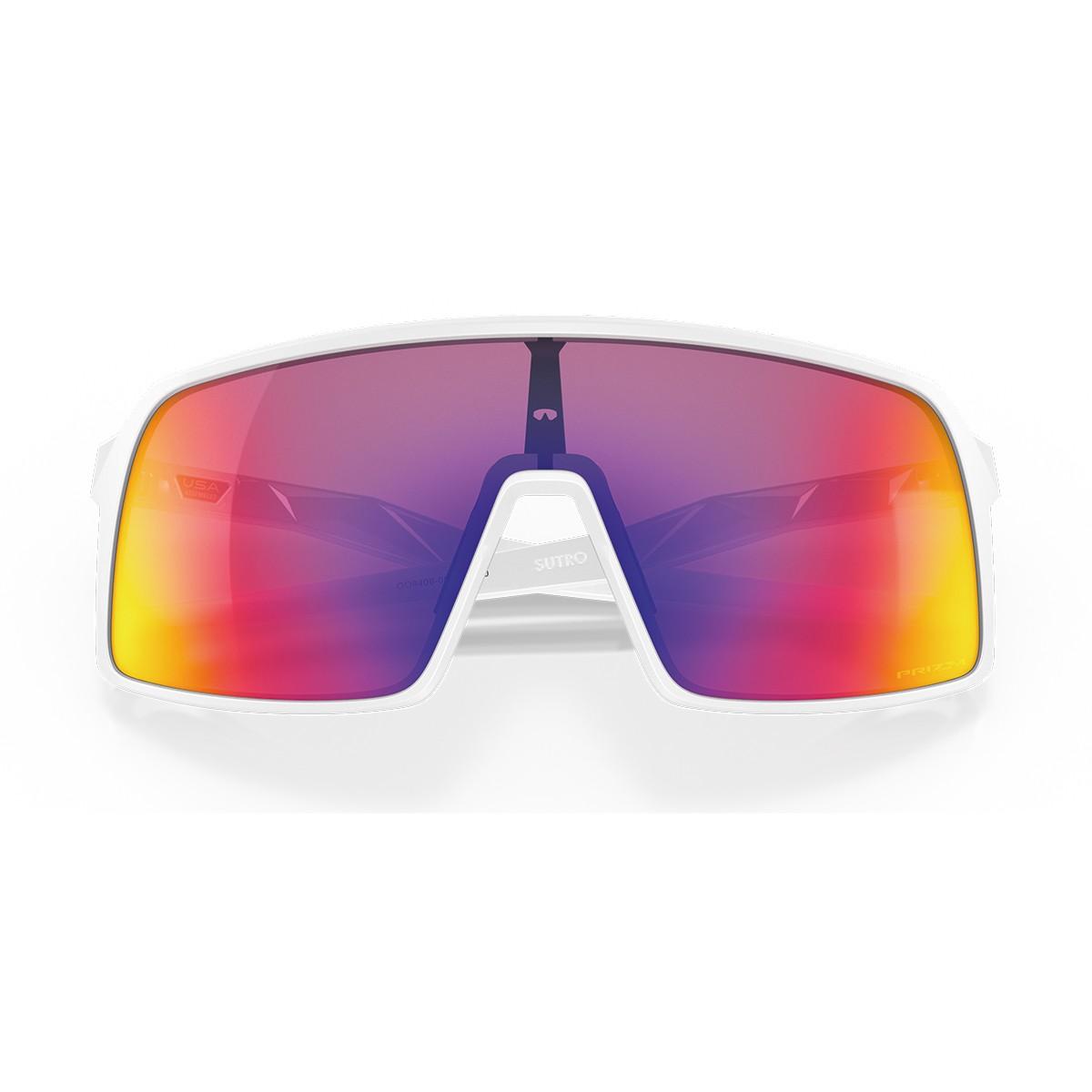 Óculos de Sol Oakley Sutro Matte White Com Lentes Road Prizm