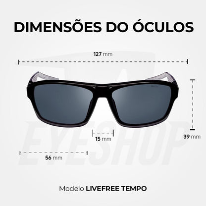 Óculos de Sol Nike Livefree Tempo EV24044 Black Grey