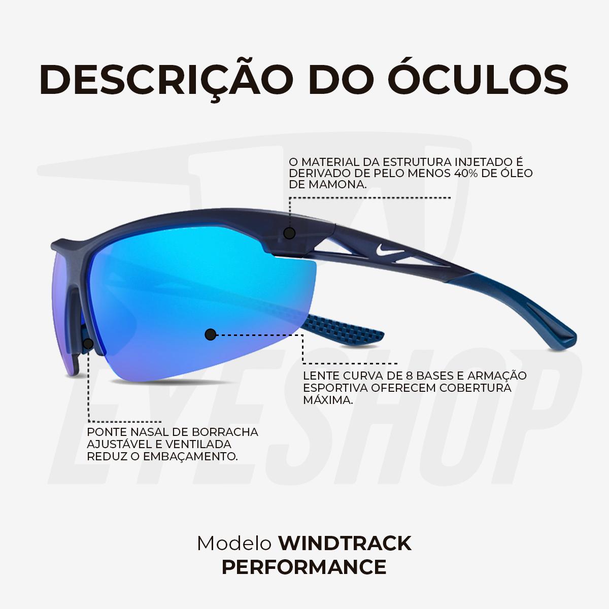 Óculos de Sol Nike Windtrack FV2398 Matte Obsidian Blue