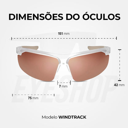 Óculos de Sol Nike Windtrack FV2396 Matte Clear Road Tint