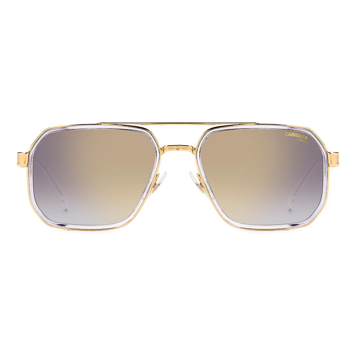 Óculos de Sol Carrera 1069S Clear Gold Grey Gold Mirror