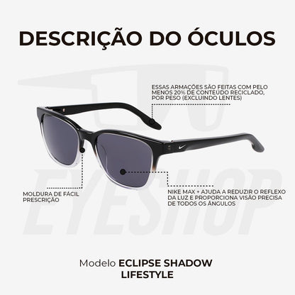 Óculos de Sol Nike Eclipse Shadow EV24047 Black Gradient Grey