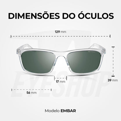 Óculos de Sol Nike Embar FV2409 Clear Polarizado