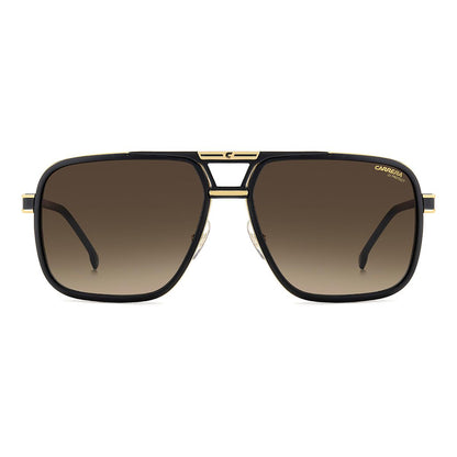 Óculos de Sol Carrera 1071S Matte Black Gold Dark Brown Gradient