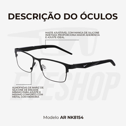 Óculos de Grau Nike 8154 Black