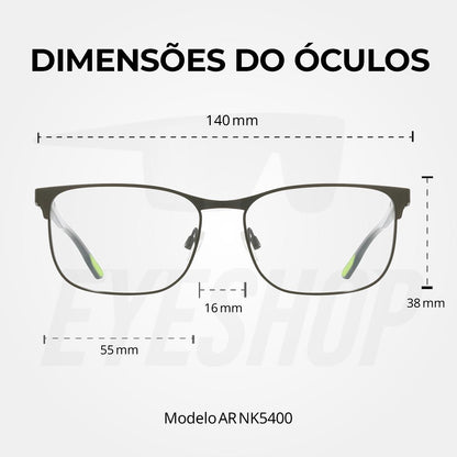 Armação Receituario Jovem Nike NK5400
