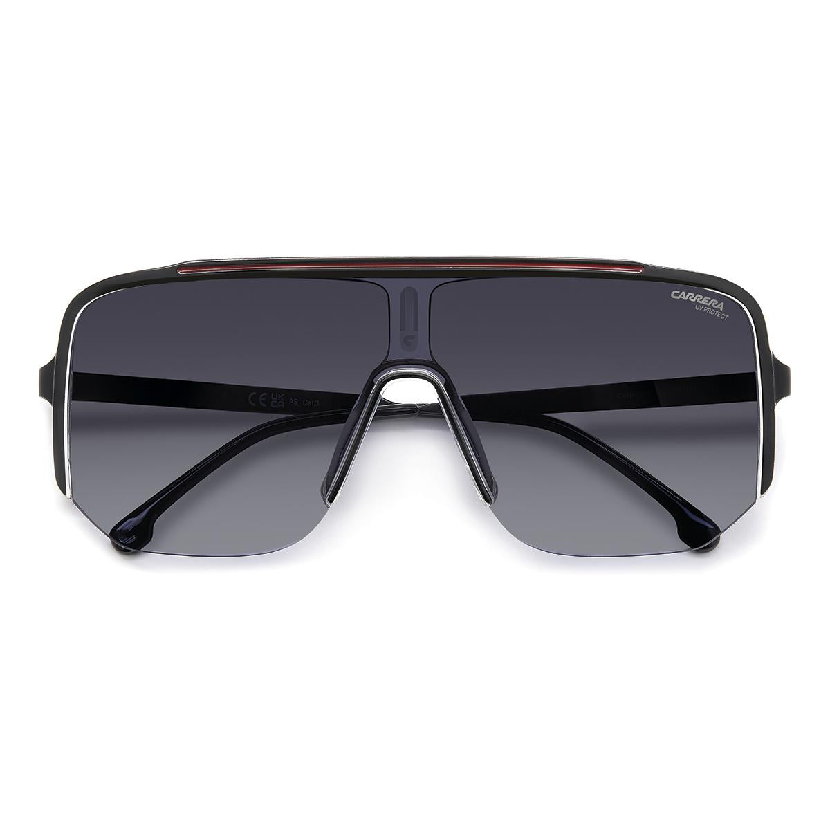 Óculos de Sol Carrera 1060S Black Red Dark Gray Shades