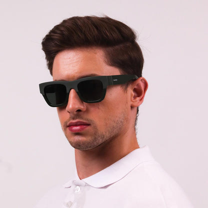Óculos de Sol Calvin Klein 24510S Green Solid Green