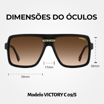 Óculos de Sol Carrera Victory C 09S Matte Black Gold