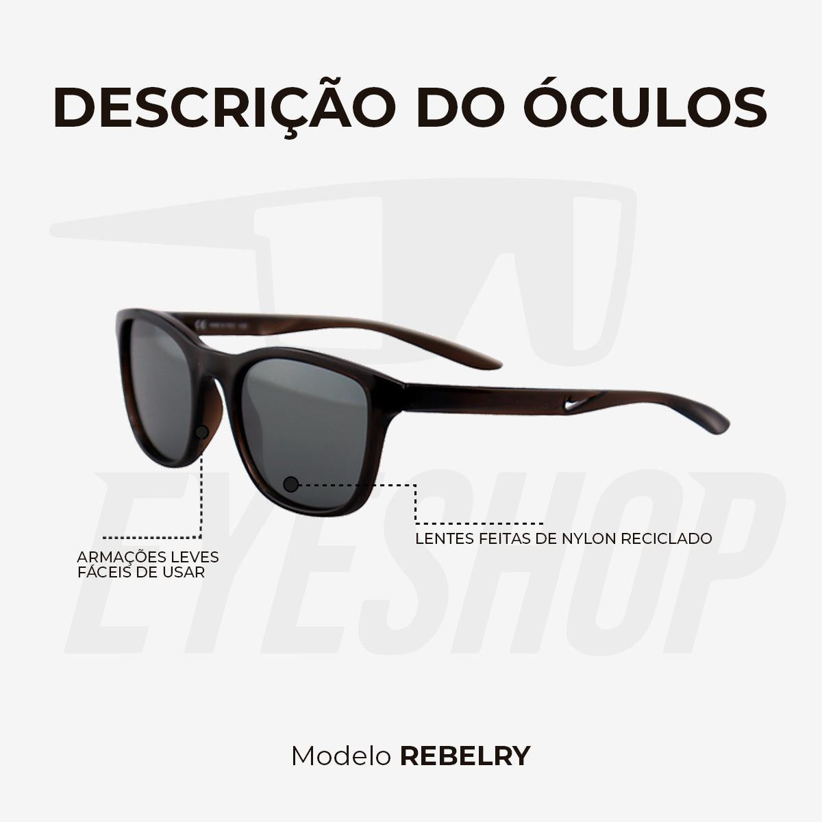 Óculos de Sol Nike Rebelry DV6955 Raw Silver Flash