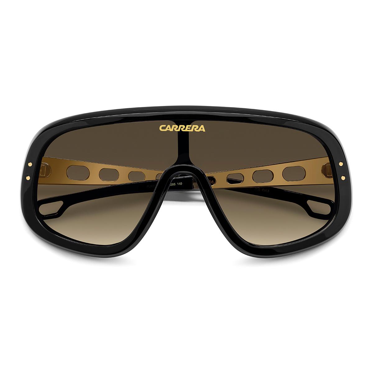 Óculos de Sol Carrera Flaglab 17 Black Gold Dark Brown Gradient