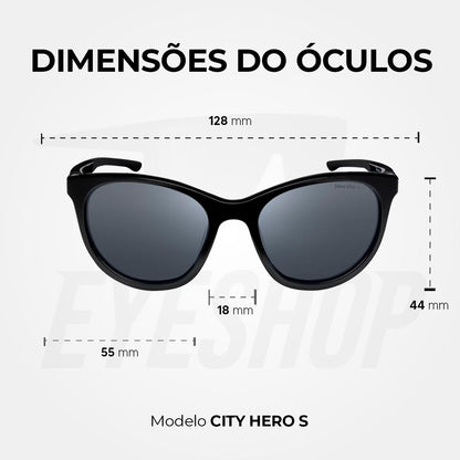 Óculos de Sol Nike City Hero EV24007 Black Dark Gray
