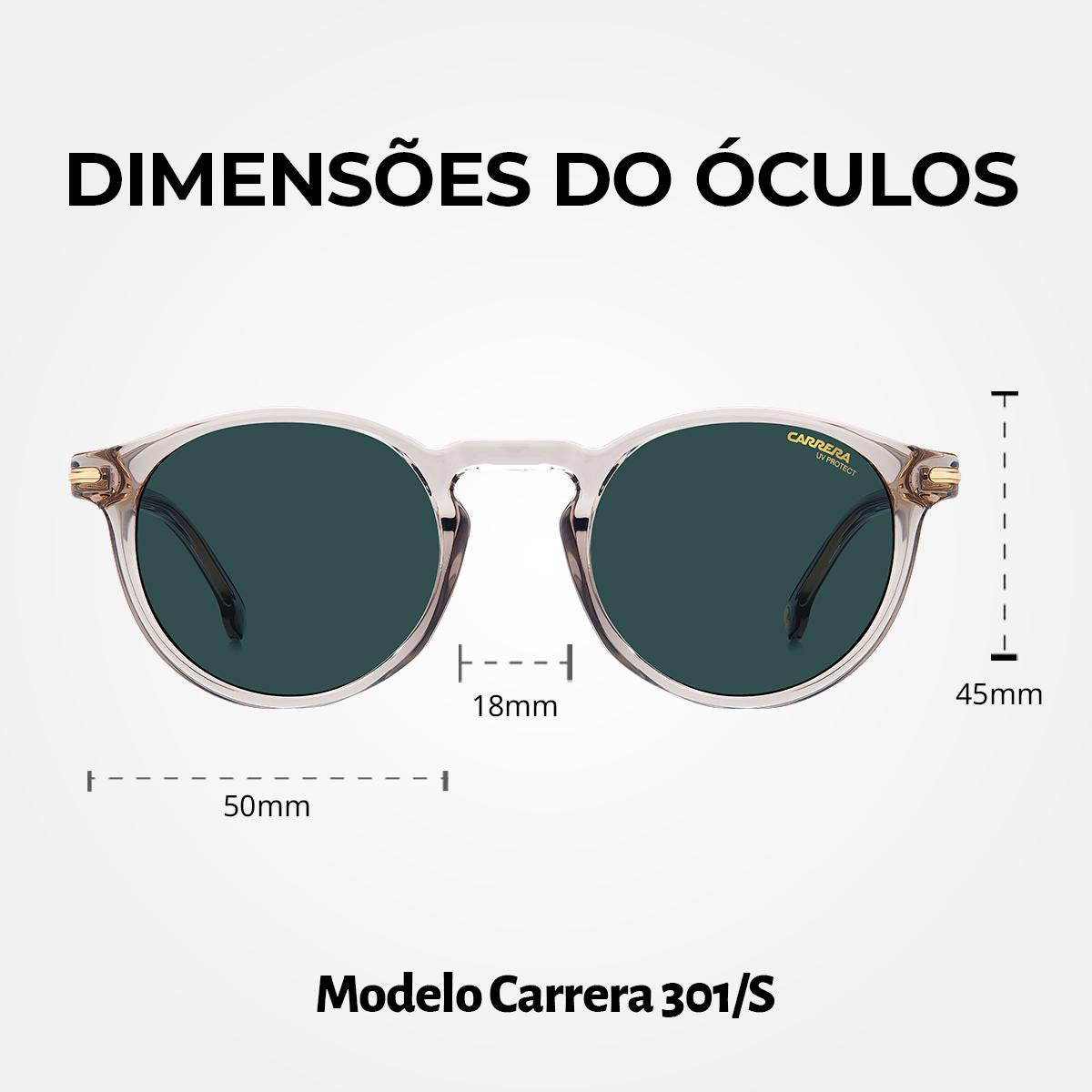 Óculos de Sol Carrera 301S Grey