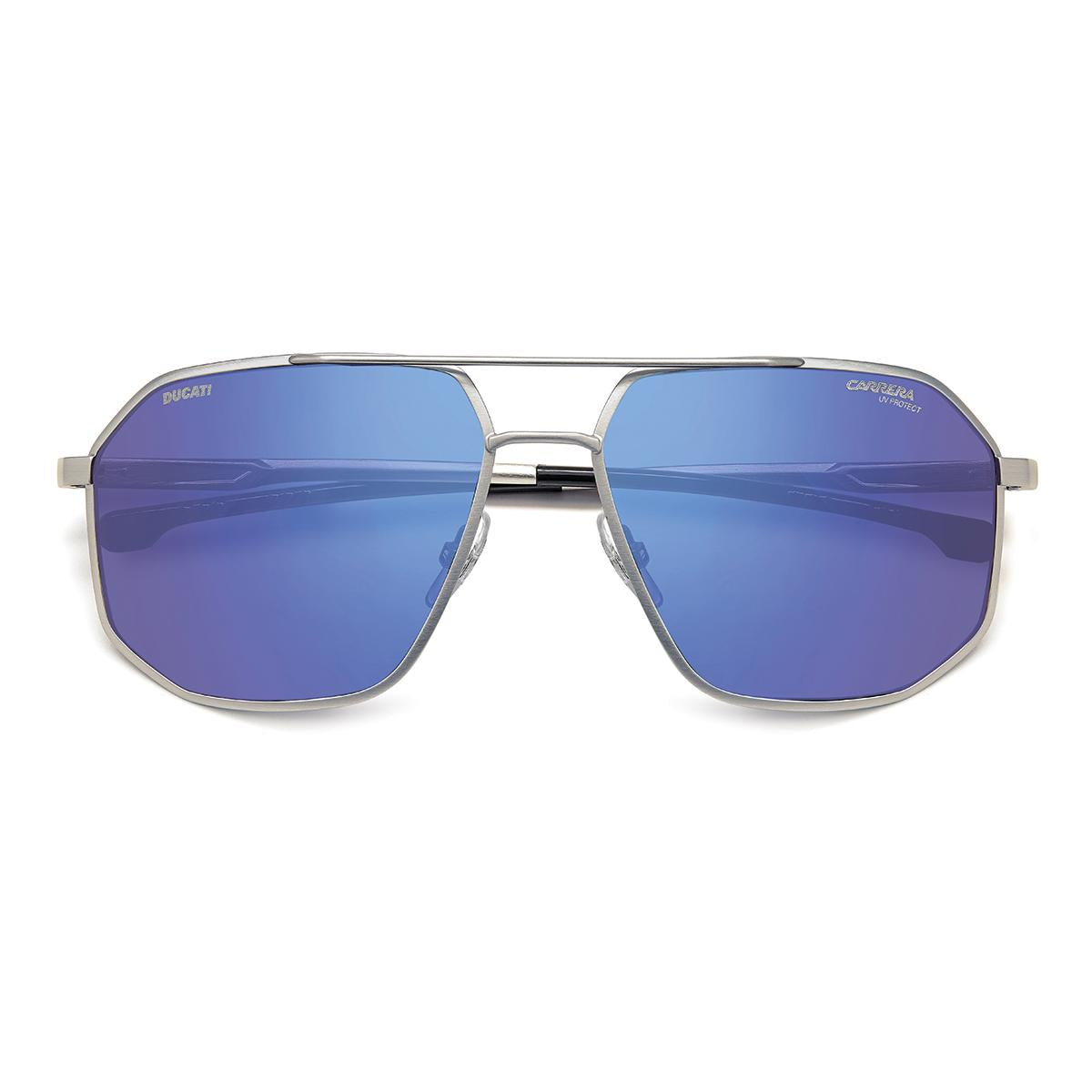 Óculos de Sol Carrera Ducati 037S Matte Palladium Silver Blue Mirror